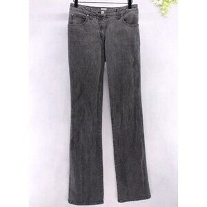 Armani Collezioni Jeans Women’s Antinea Straight Leg Mid Rise Black Sz 6 28X34